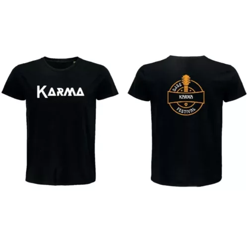 T-shirt Festival Karma noir