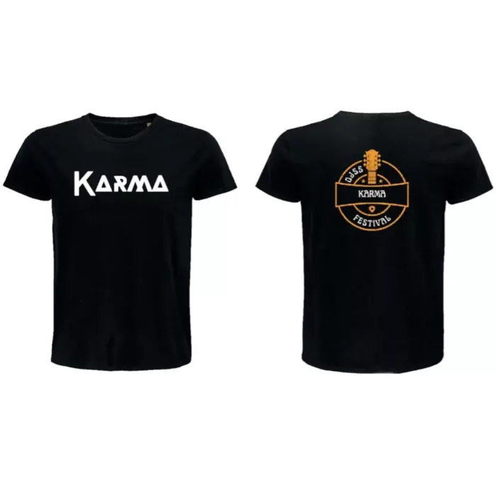 T-shirt Festival Karma noir