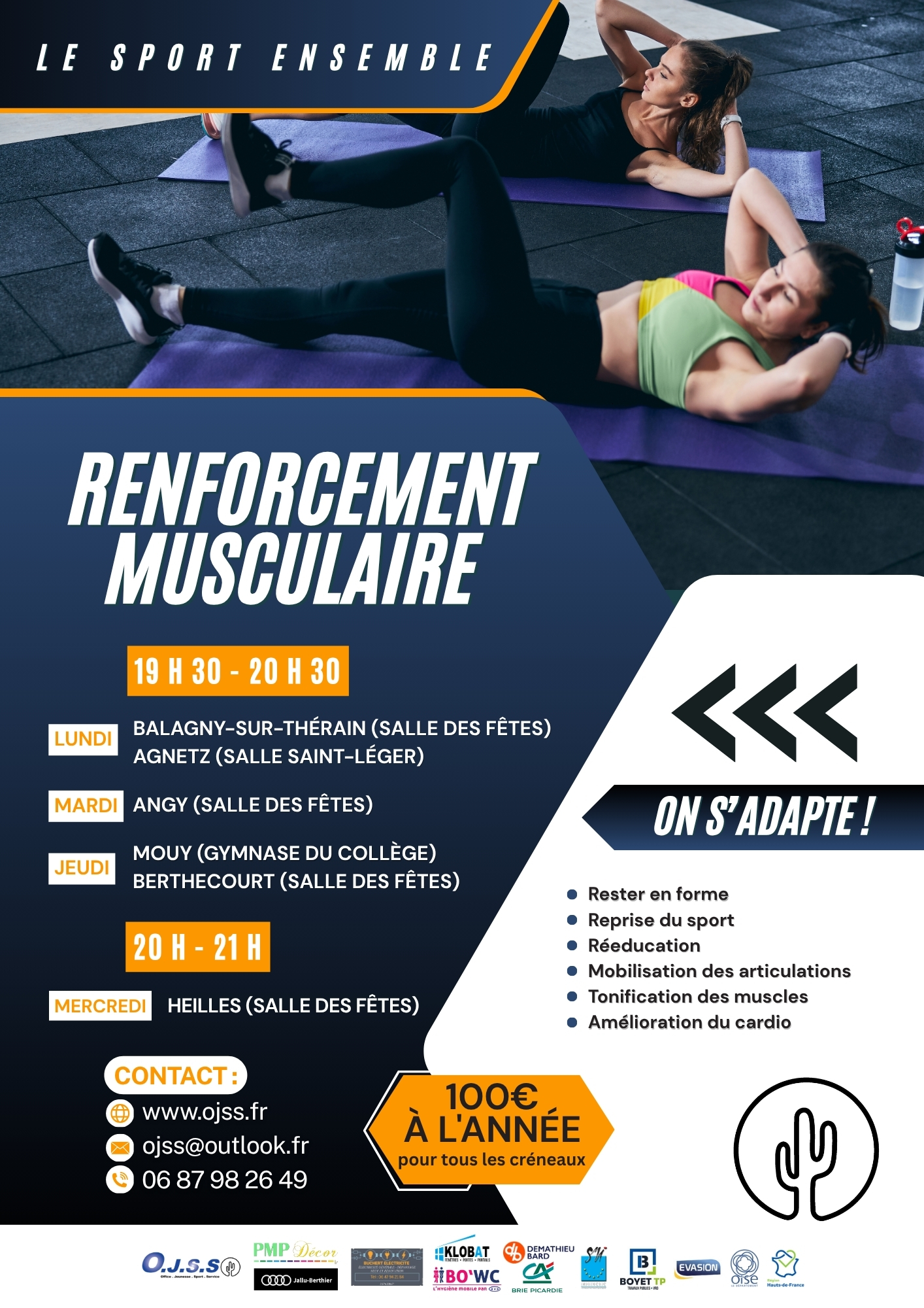 renforcement musculaire OJSS